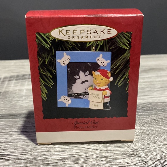 Hallmark | Special Cat Photo Holder (1995) - Keepsake Ornament - Picture 2 of 10